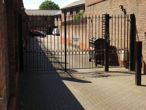 Electric gates with remote or keypad access